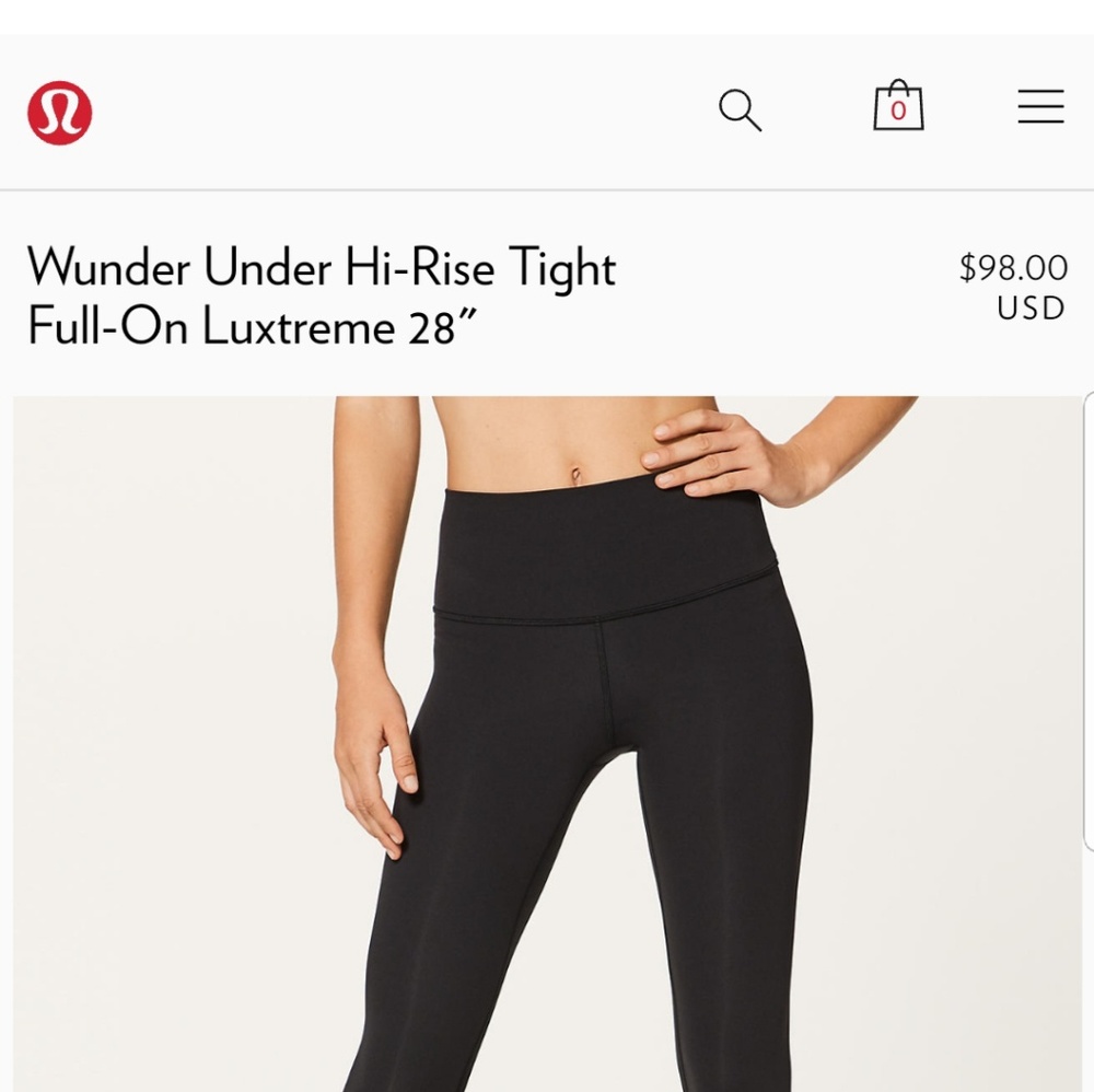 lululemon high wasted yoga pants ankel length
